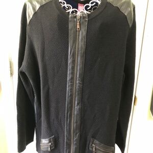 BASLER Women Size L Black Jacket